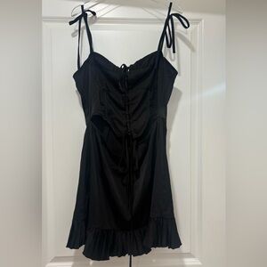 PrettyLittleThing Black Mini Dress